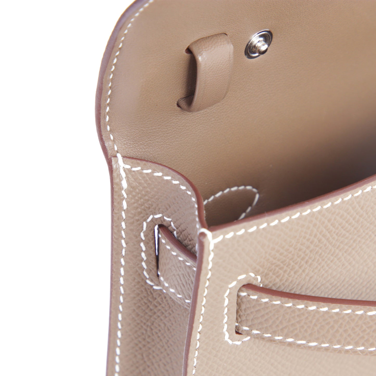 HERMÈS Kelly Elan Etoupe (18) Epsom Palladium hardware K (2025)