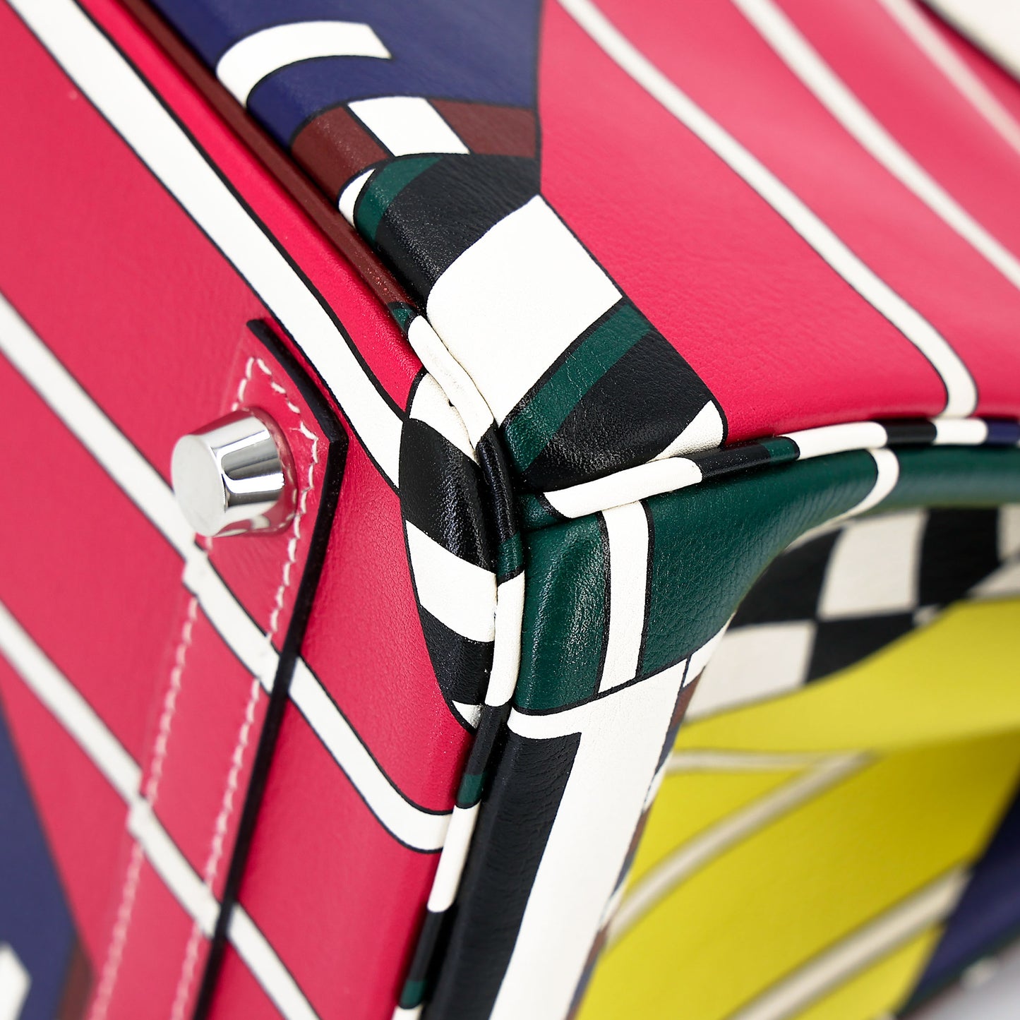 HERMÈS Limited Edition Birkin 25 One Two Three and Away We Go Multi-color Swift Palladium hardware D (2019)