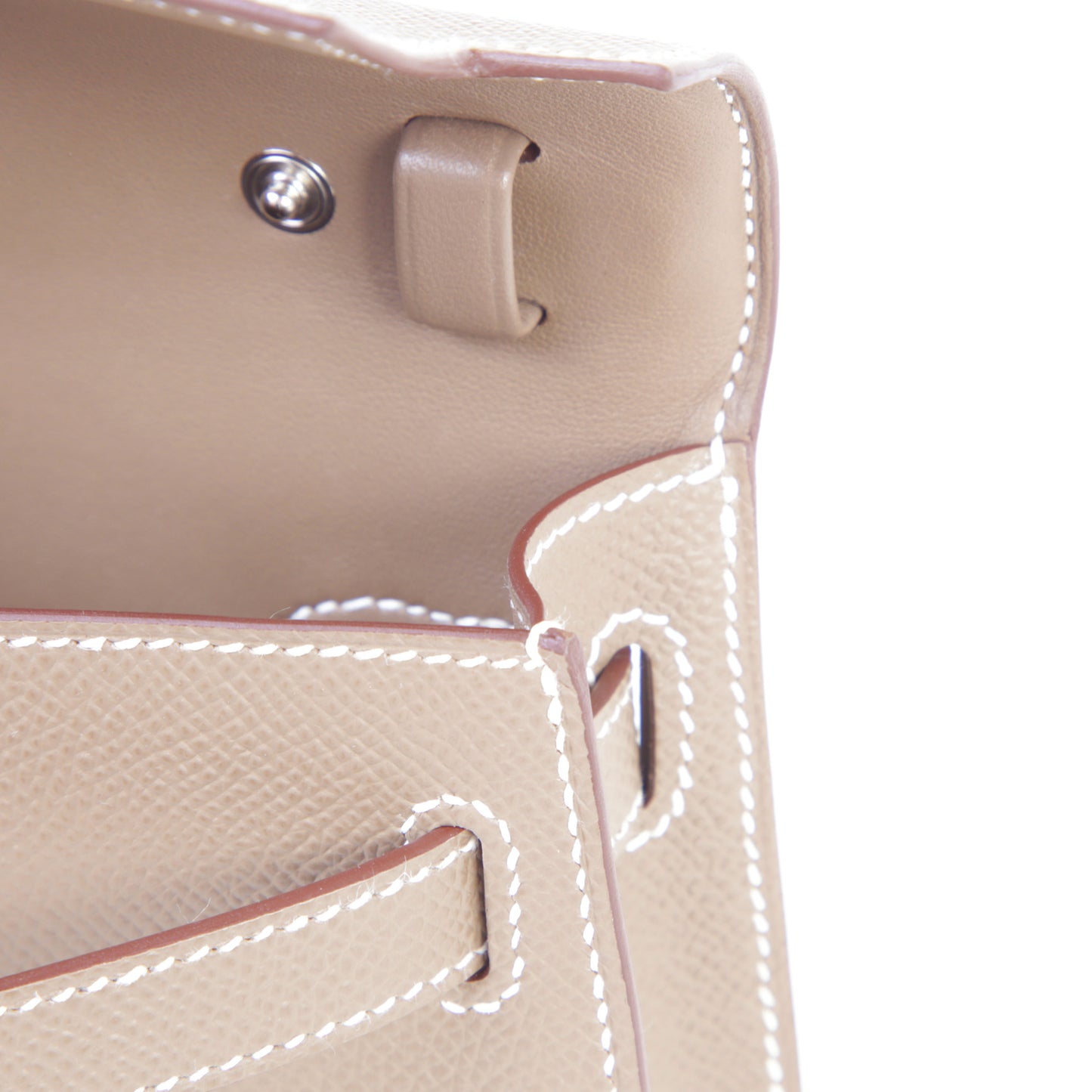 HERMÈS Kelly Elan Etoupe (18) Epsom Palladium hardware K (2025)