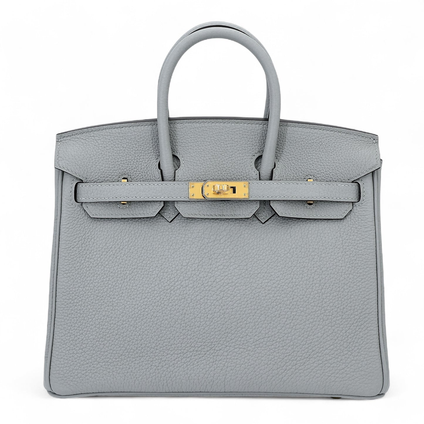 HERMÈS Birkin 25 Bleu Glacier (8U) Togo Gold hardware W (2024)