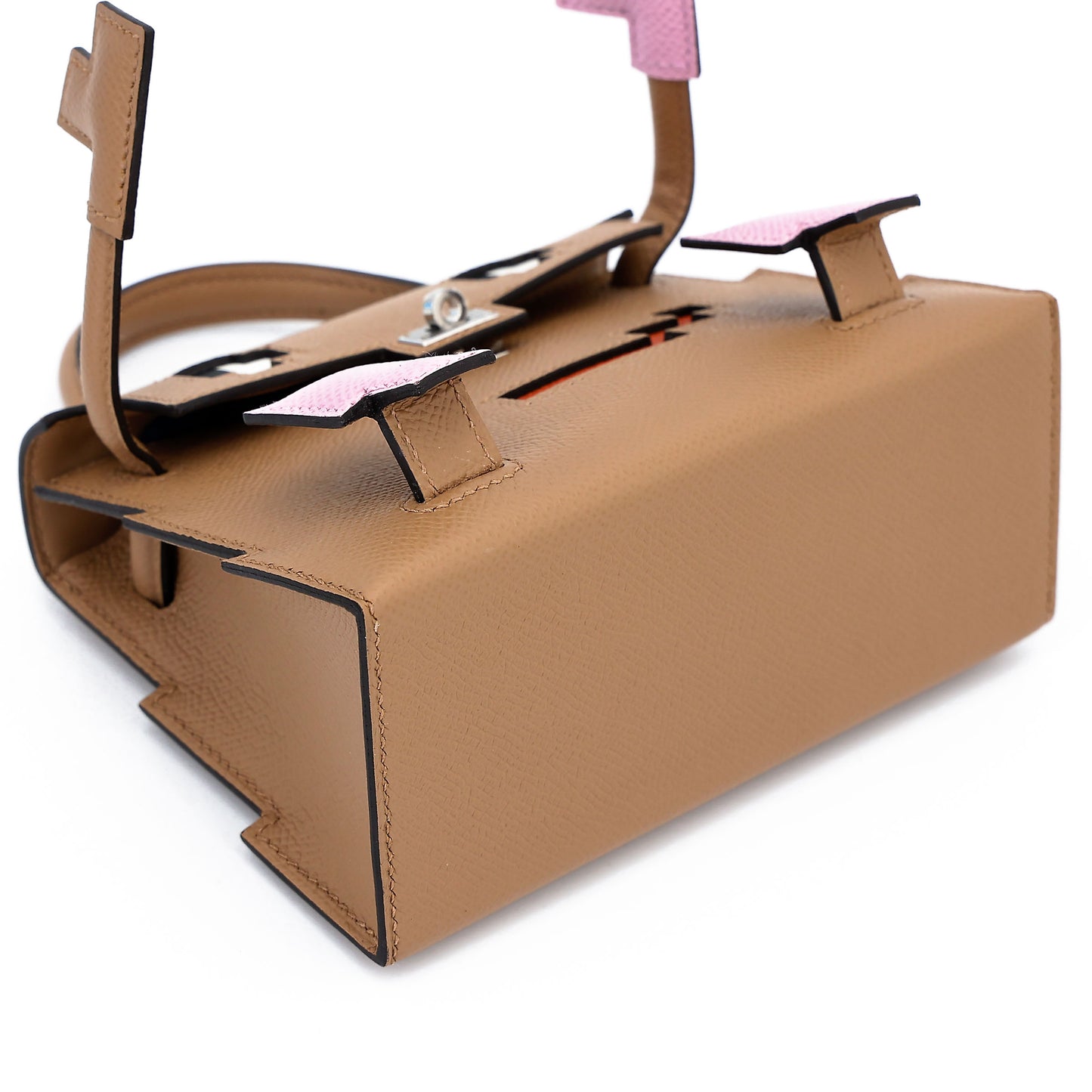 HERMÈS Limited Edition Kelly Doll Picto Chai (0M) Mauve Sylvestre (X9) Celeste (7N) Terre Battue (R1) Epsom Palladium hardware B (2023)