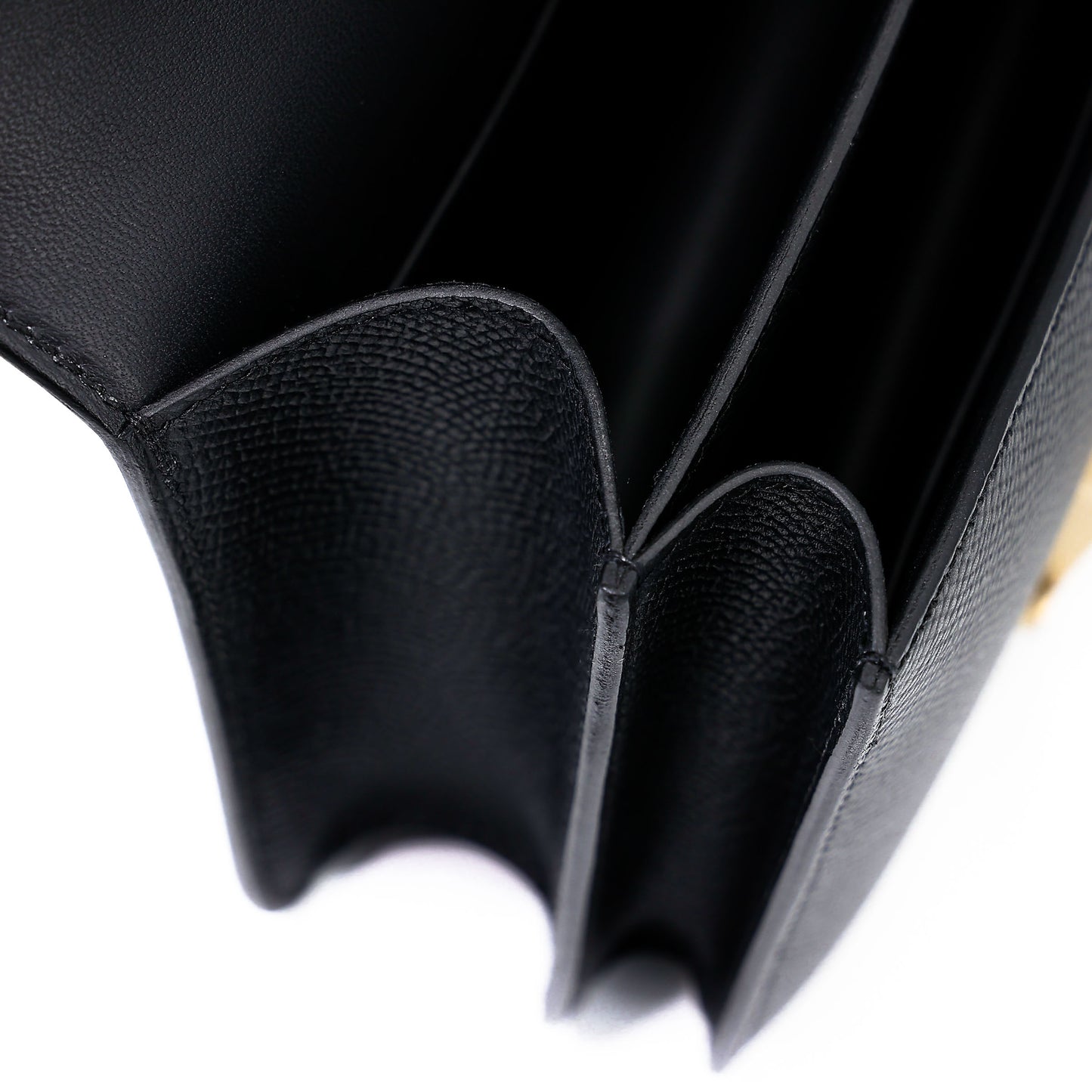 HERMÈS Constance Mini Noir (89) Epsom Brushed Gold hardware K (2025)