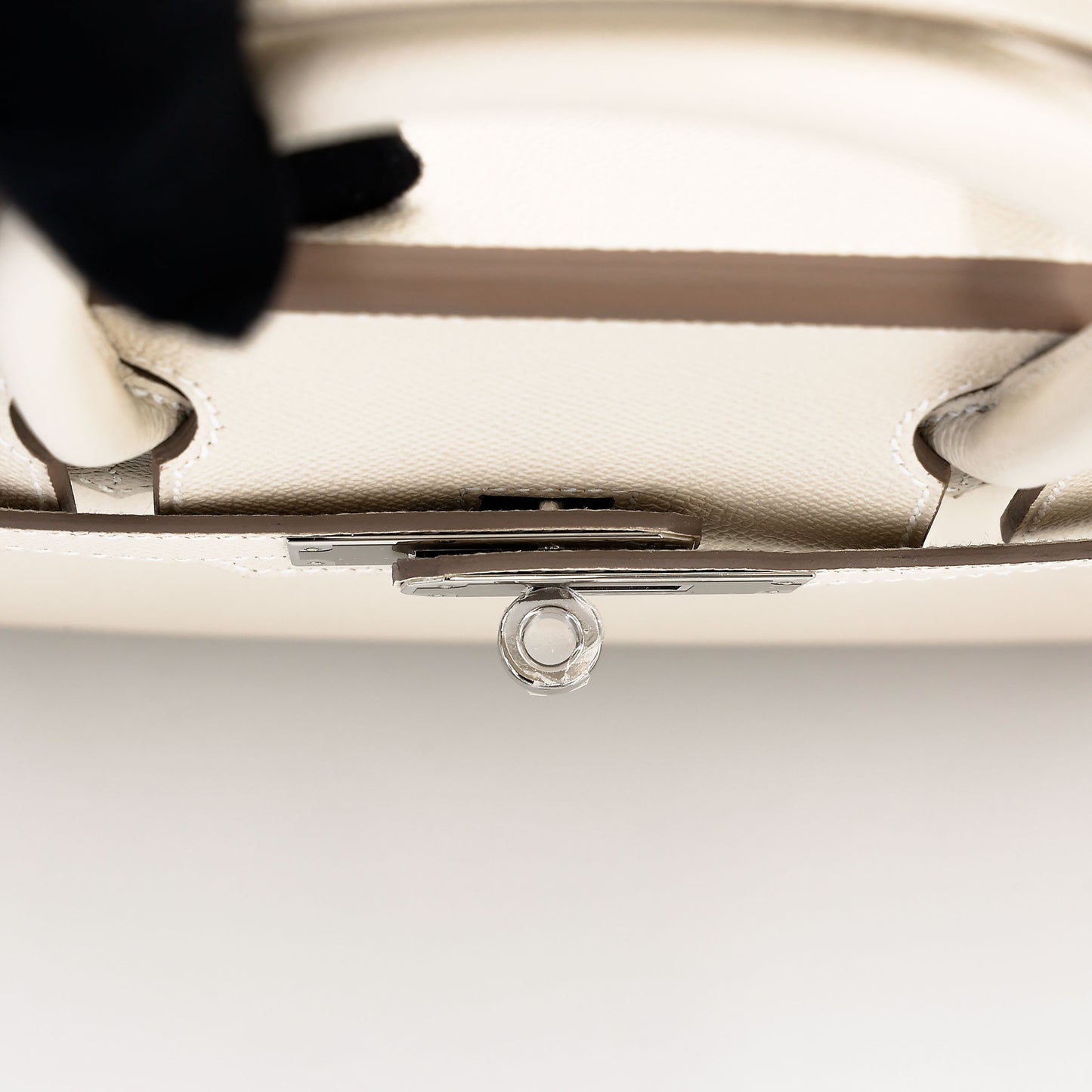 HERMÈS Birkin 30 Craie (10) Epsom Palladium hardware K (2025)