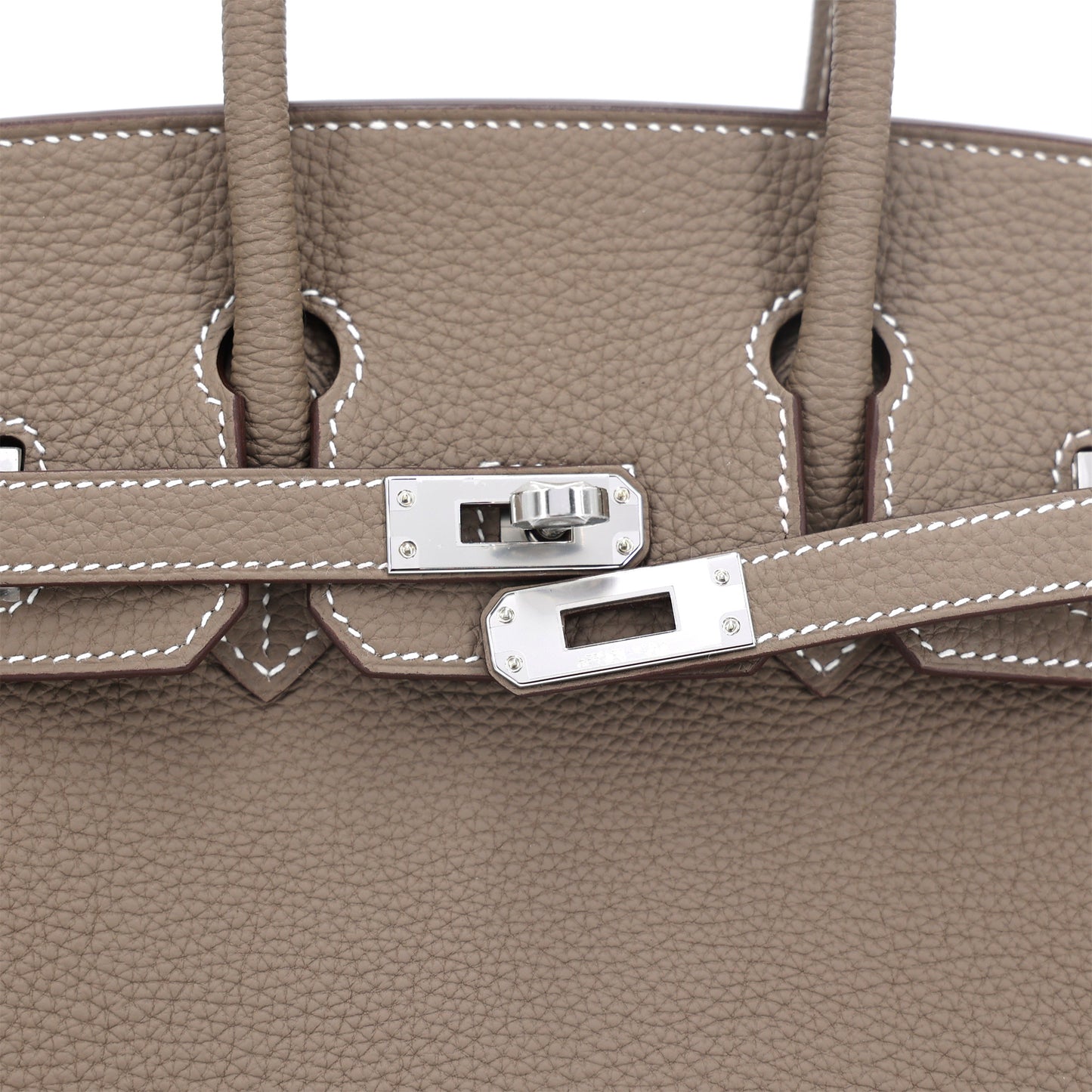 HERMÈS Birkin 25 Etoupe (18) Togo Palladium hardware K (2025)