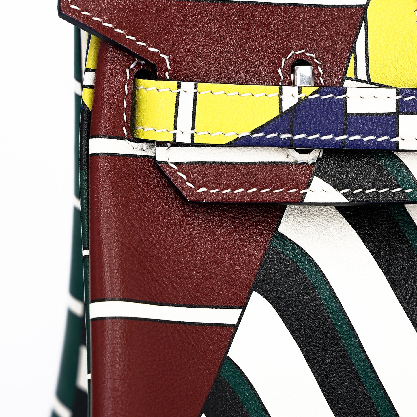 HERMÈS Limited Edition Birkin 25 One Two Three and Away We Go Multi-color Swift Palladium hardware D (2019)