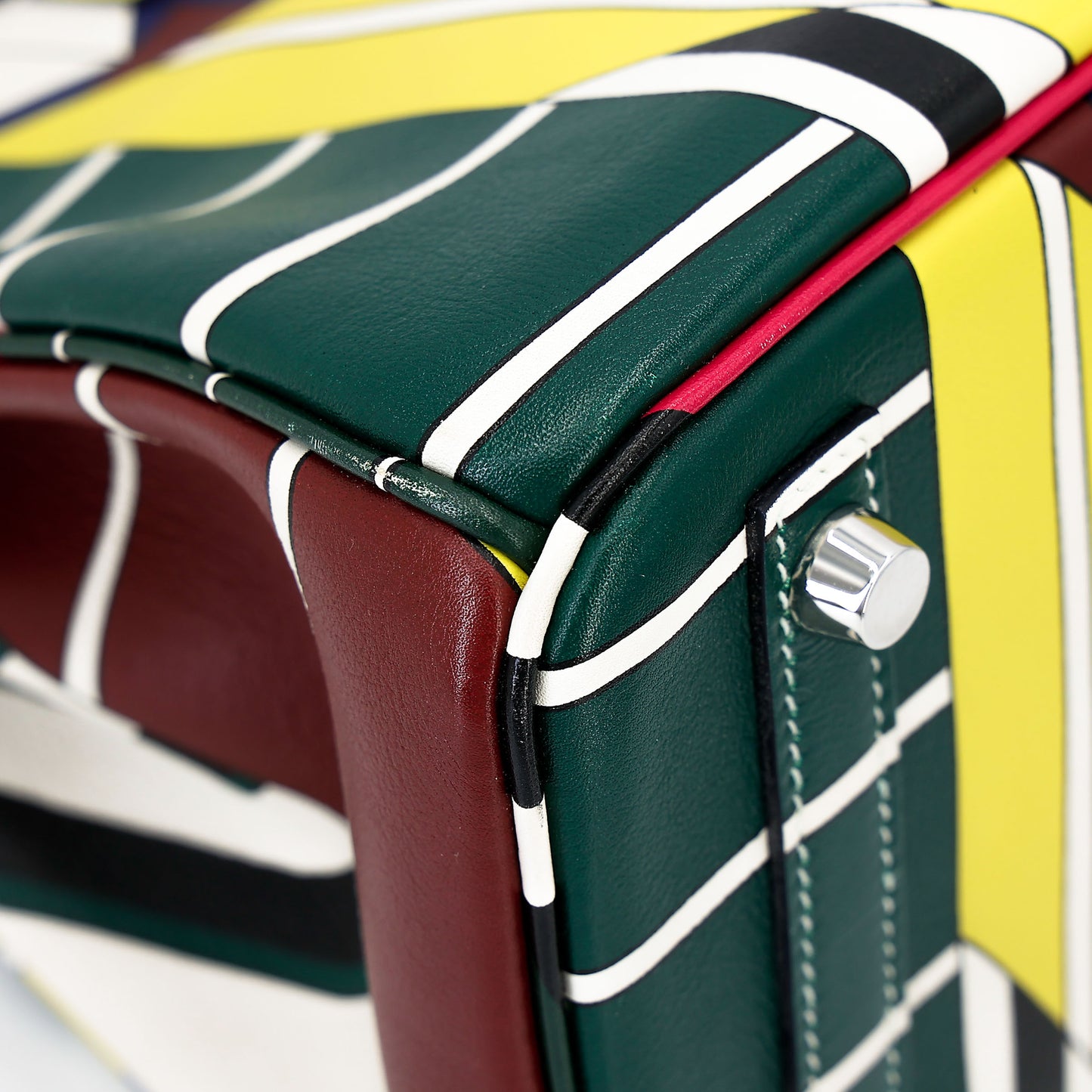 HERMÈS Limited Edition Birkin 25 One Two Three and Away We Go Multi-color Swift Palladium hardware D (2019)