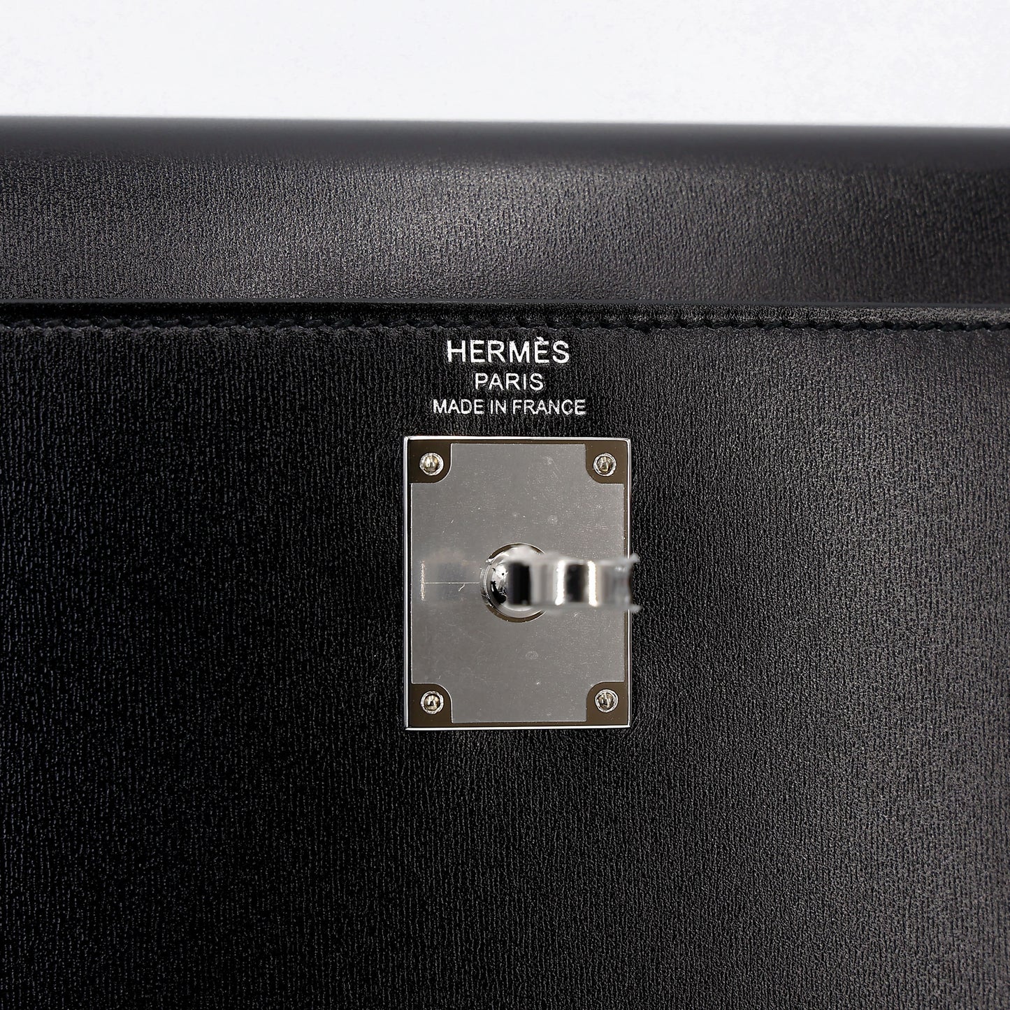 HERMÈS Kelly Elan Noir (89) Box-calf Palladium hardware K (2025)