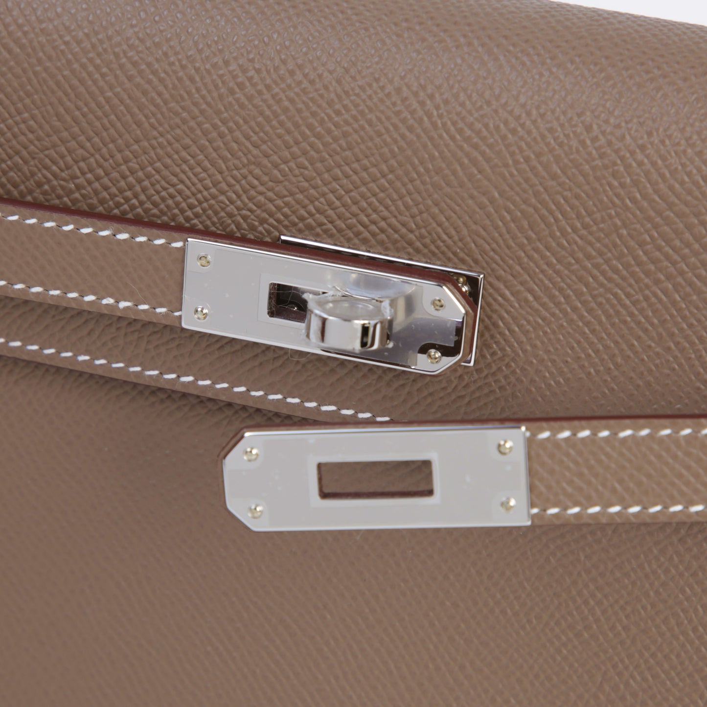 HERMÈS Kelly Elan Etoupe (18) Epsom Palladium hardware K (2025)