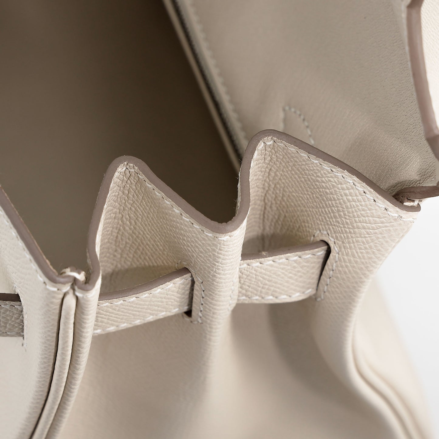 HERMÈS Birkin 30 Craie (10) Epsom Palladium hardware K (2025)