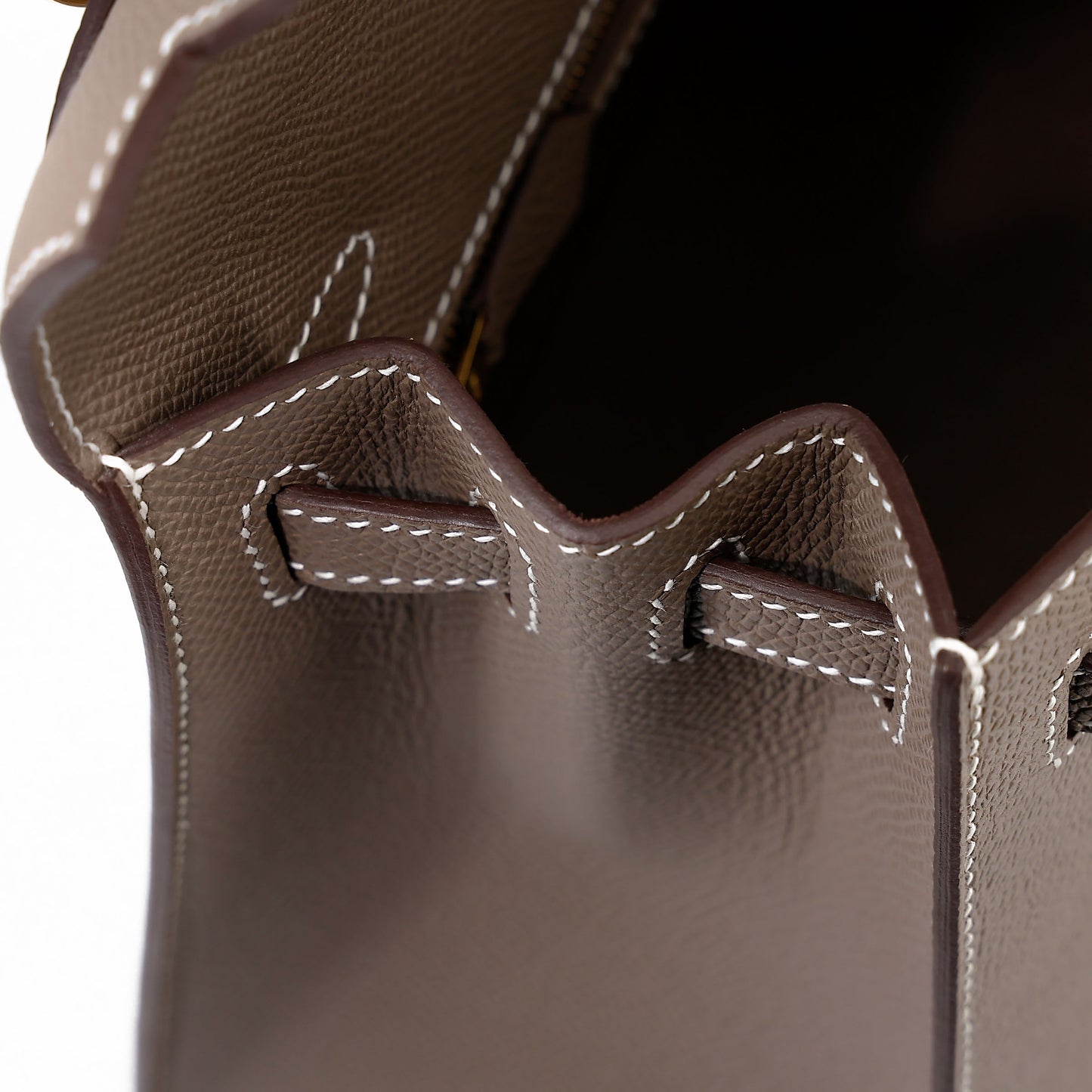 HERMÈS Kelly 25 Sellier Etoupe (18) Epsom Gold hardware K (2025)