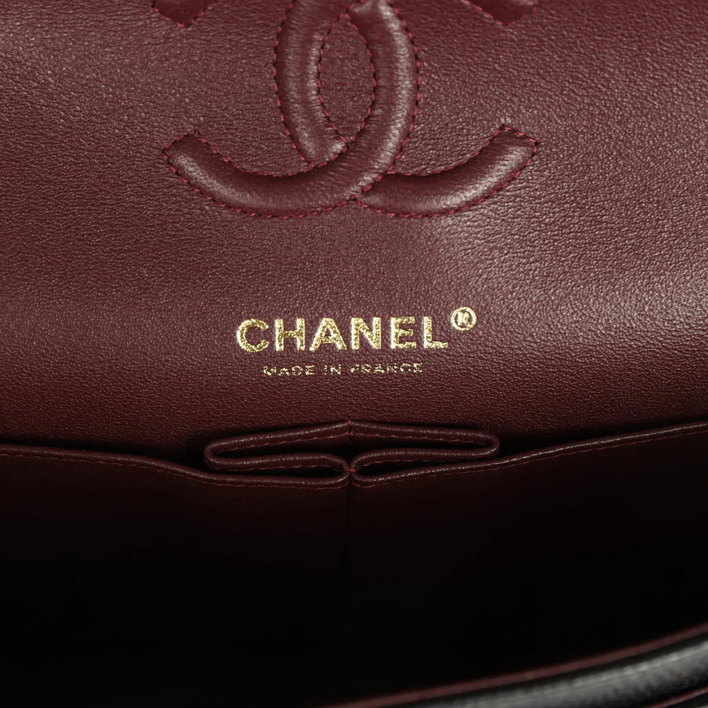Chanel Small Classic Double Flap Bag Black Caviar Gold Hardware 2025