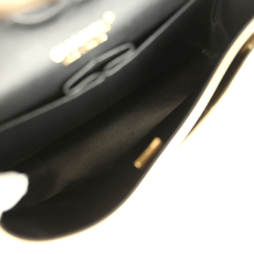 Chanel Small Classic Double Flap Gold Hammered Metallic Calfskin Brushed Gold Hardware 2025