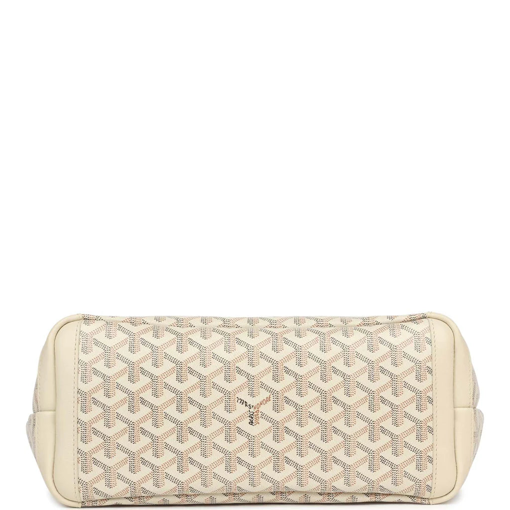 Goyard Goyardine Sand Artois PM Tote Palladium Hardware