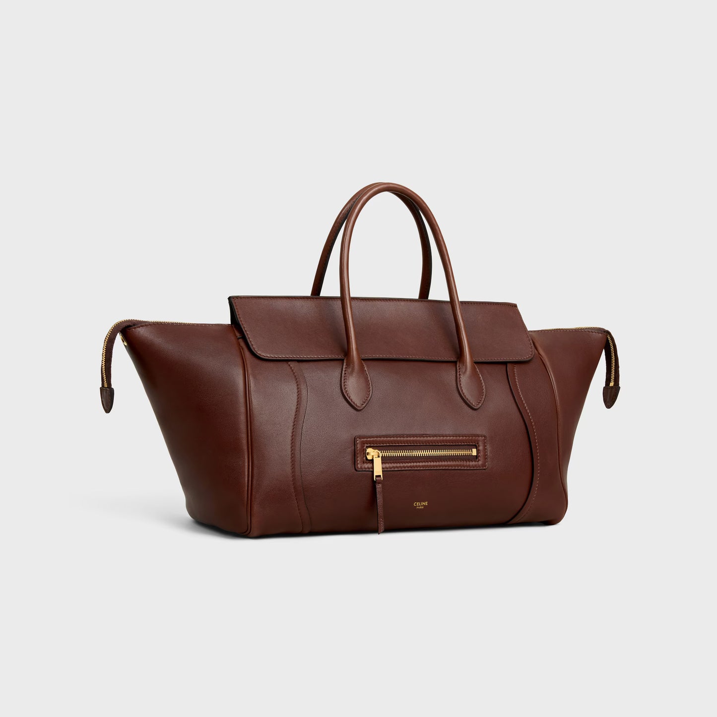 Celine MEDIUM NEW LUGGAGE IN SUPPLE SHINY LAMBSKIN 2025