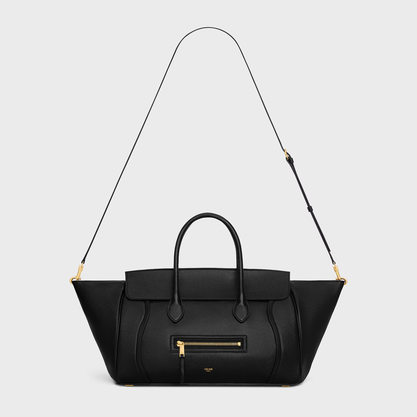 Celine MEDIUM NEW LUGGAGE IN SUPPLE SHINY LAMBSKIN 2025