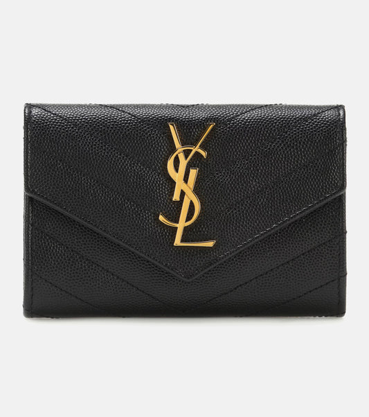 Saint Laurent Monogram Small leather wallet 2025