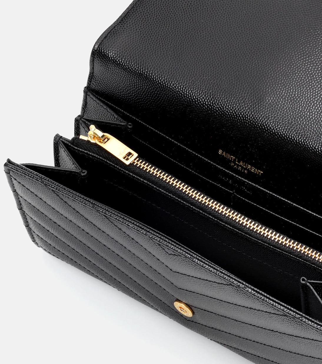 Saint Laurent Monogram Large leather wallet 2025
