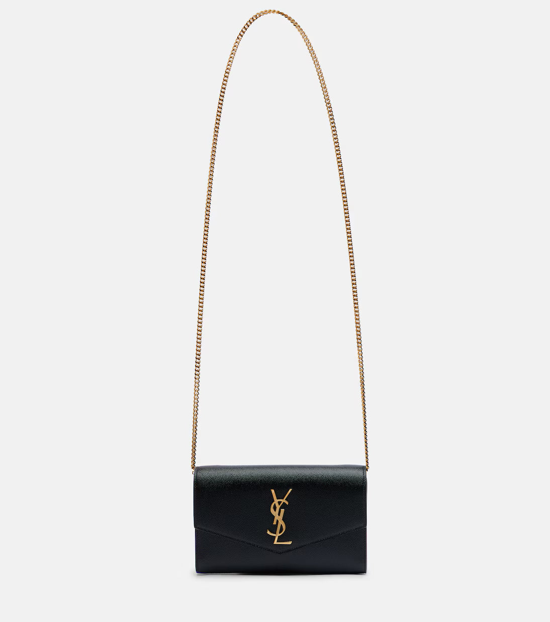 Saint Laurent Uptown leather wallet on chain 2025