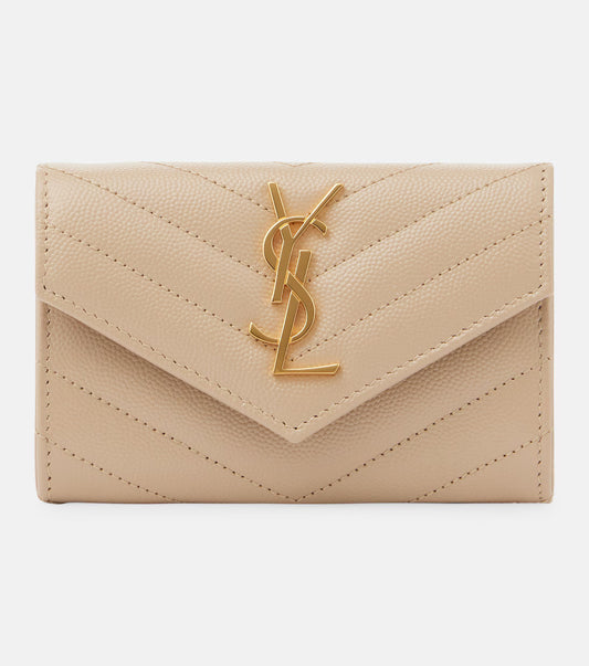 Saint Laurent Monogram Small leather wallet 2025