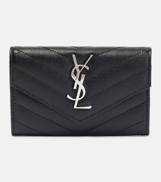 Saint Laurent Monogram Small leather wallet 2025