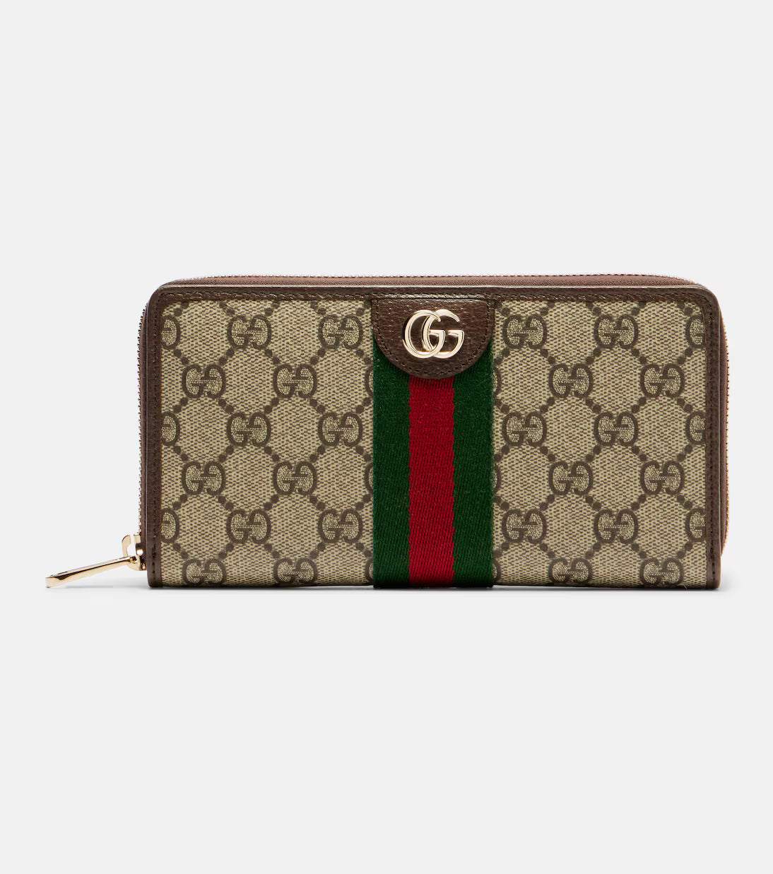 Gucci Ophidia leather-trimmed wallet 2025