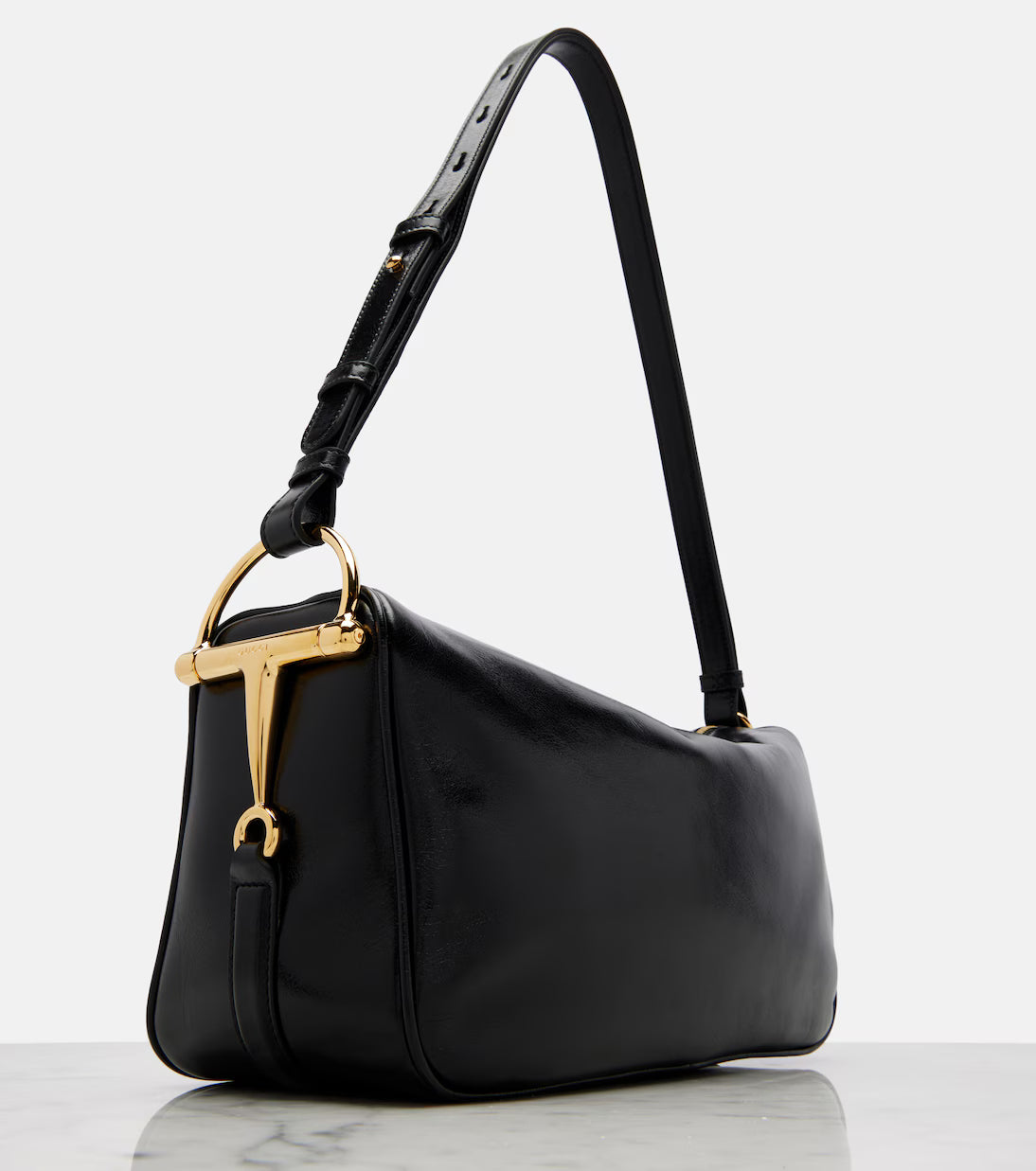 Gucci Half Horsebit Medium leather shoulder bag 2025