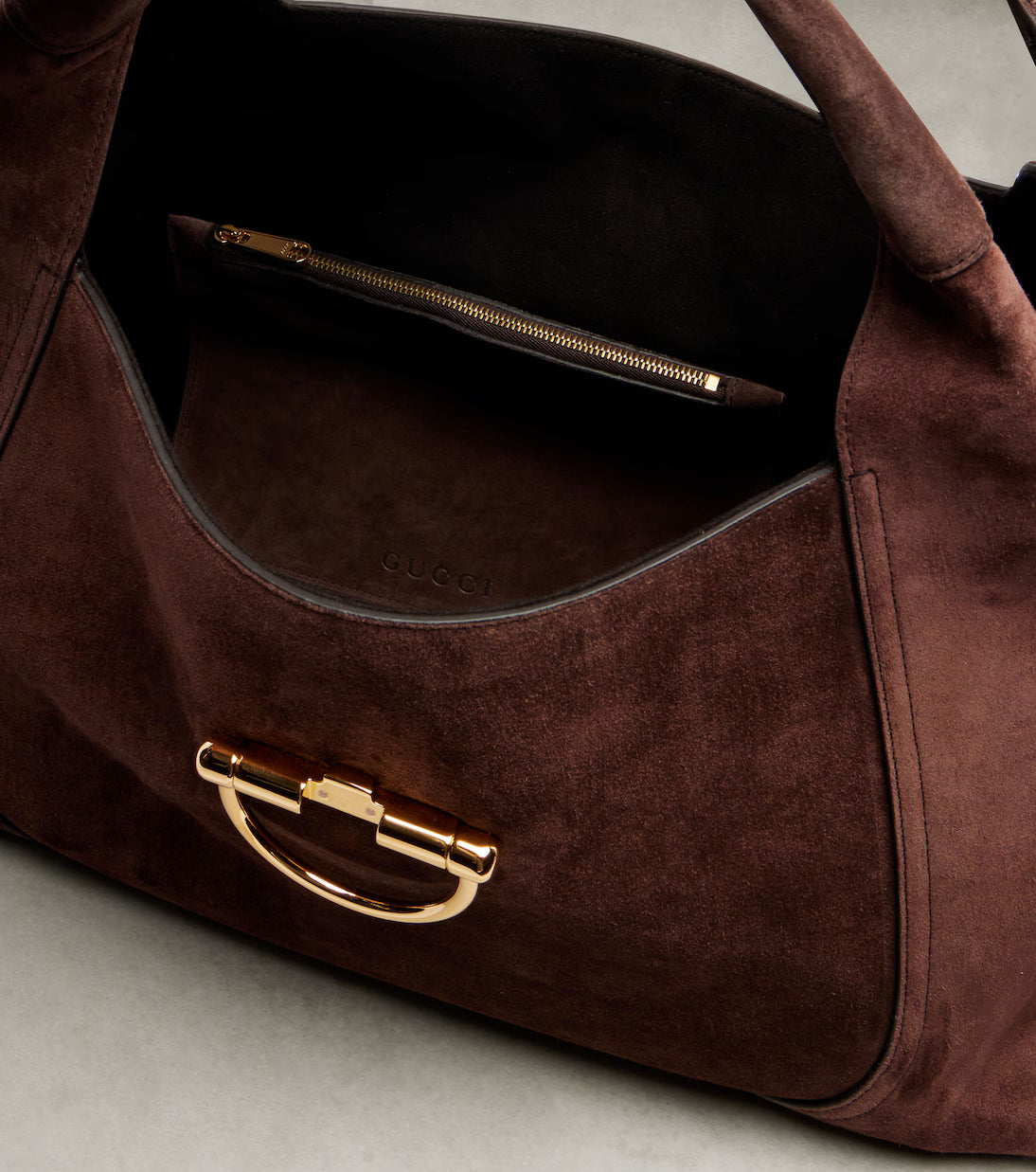 Gucci Gucci Softbit Maxi suede shoulder bag 2025