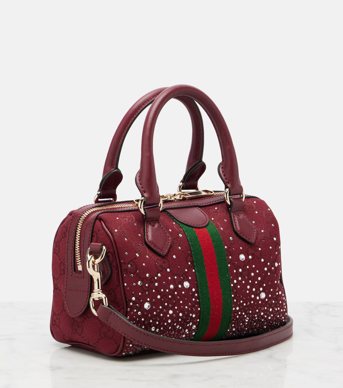 Gucci Ophidia Small embellished canvas tote bag 2025