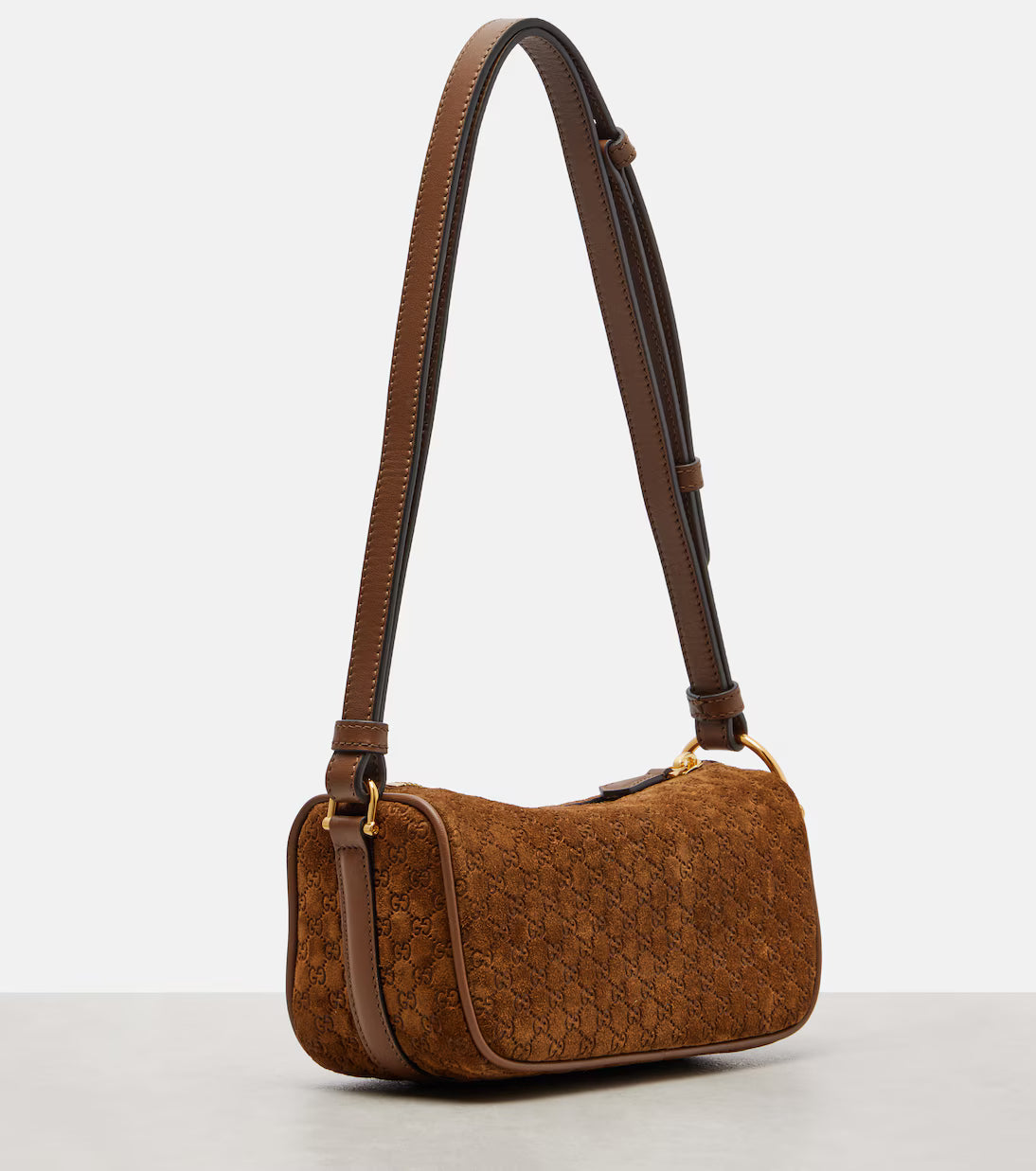 Gucci GG suede shoulder bag 2025