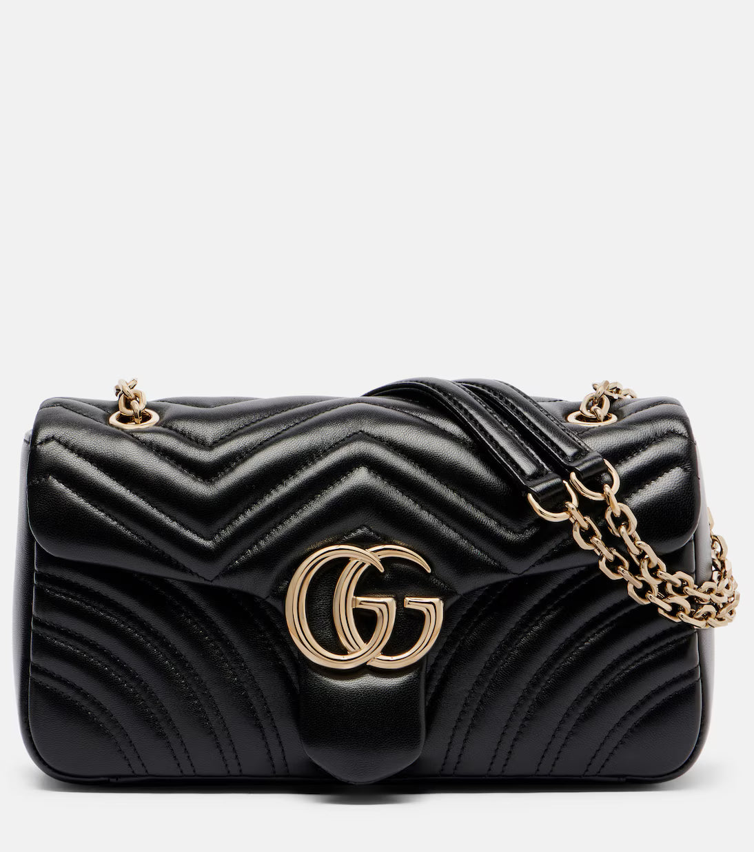 Gucci GG Marmont Medium leather shoulder bag 2025
