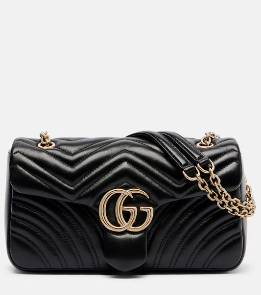 Gucci GG Marmont Medium leather shoulder bag 2025