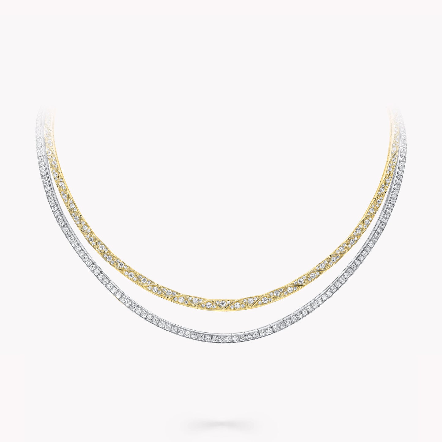 Laurence Graff Signature Faceted Double-Strand Chain Necklace 2025