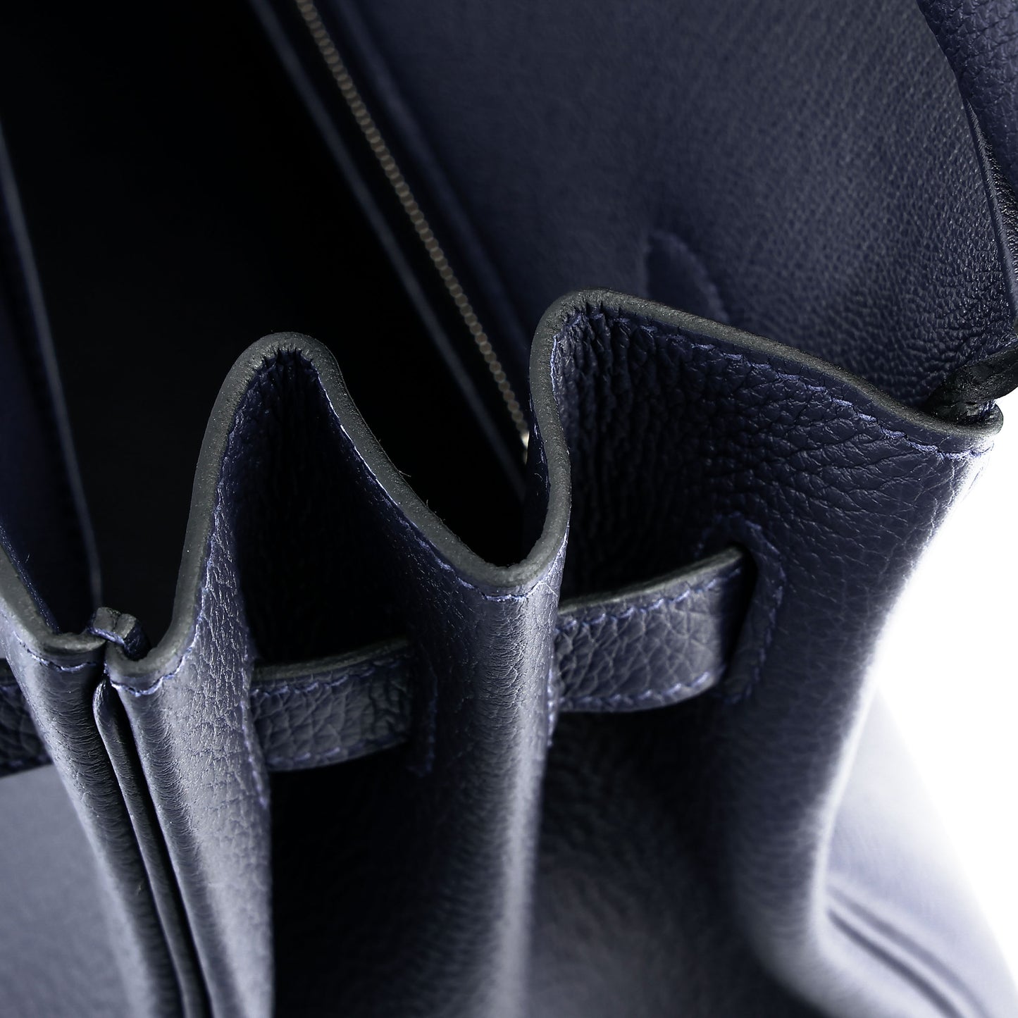 HERMÈS Birkin 35 Bleu Nuit (2Z) Togo Palladium hardware K (2025)