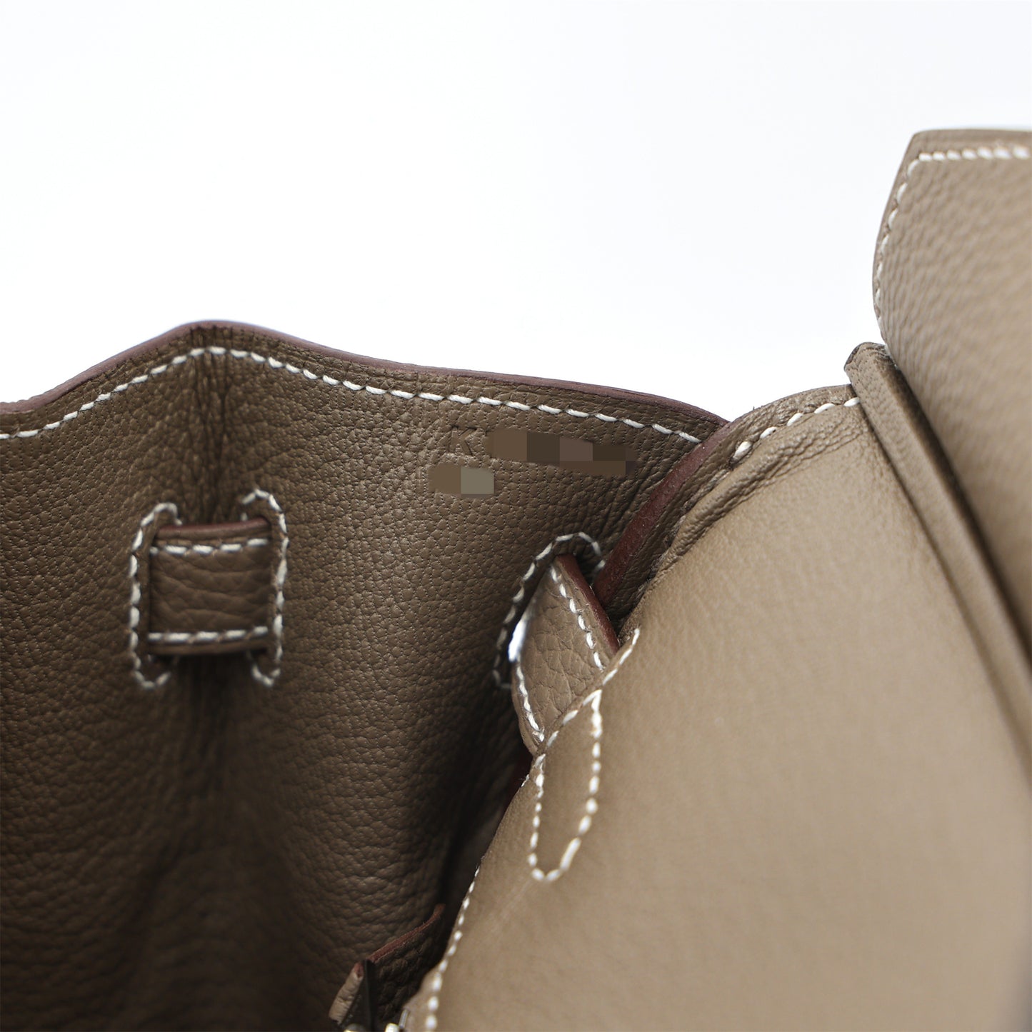 HERMÈS Birkin 25 Etoupe (18) Togo Palladium hardware K (2025)