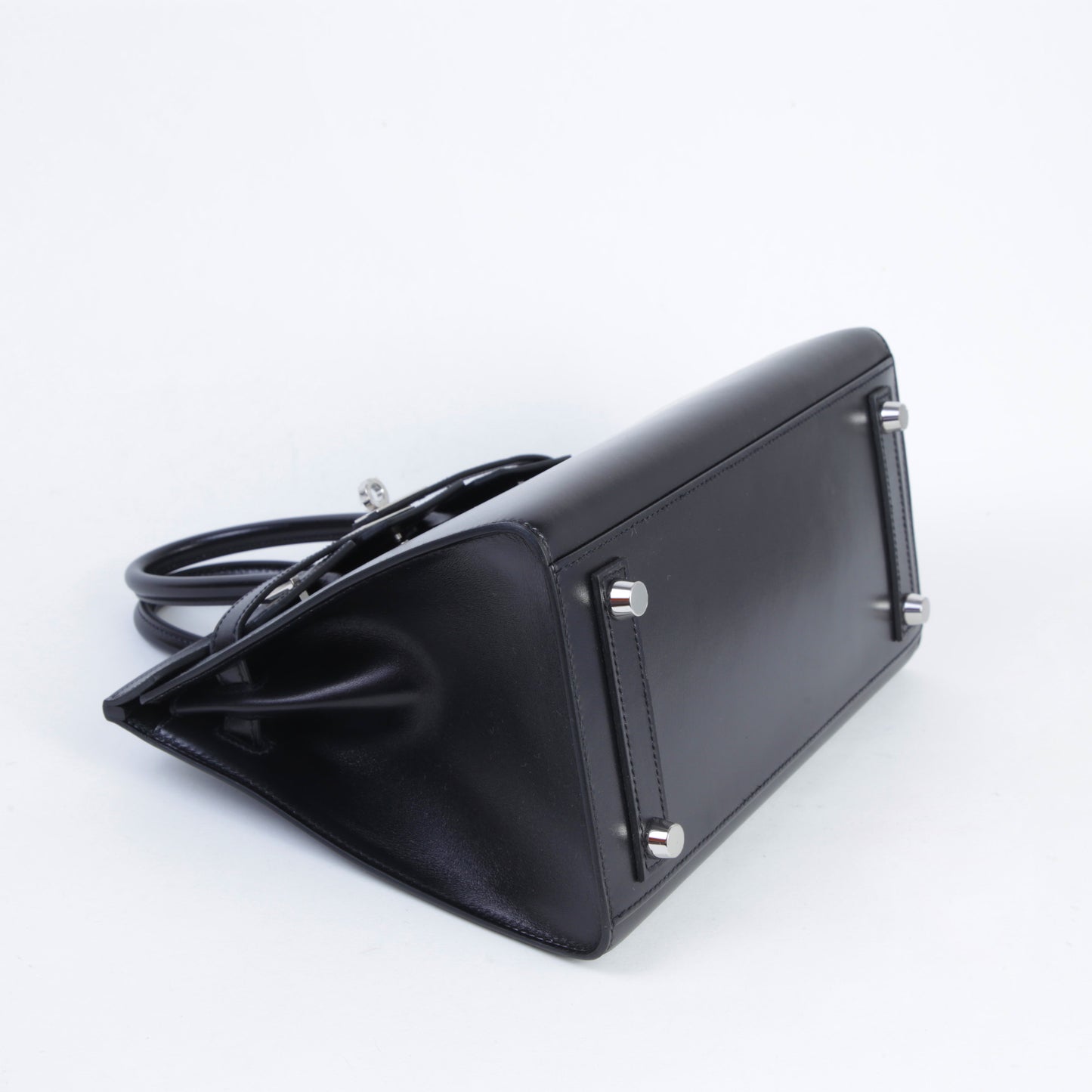 HERMÈS Birkin 25 Black (89) Box-calf Palladium hardware K (2025)