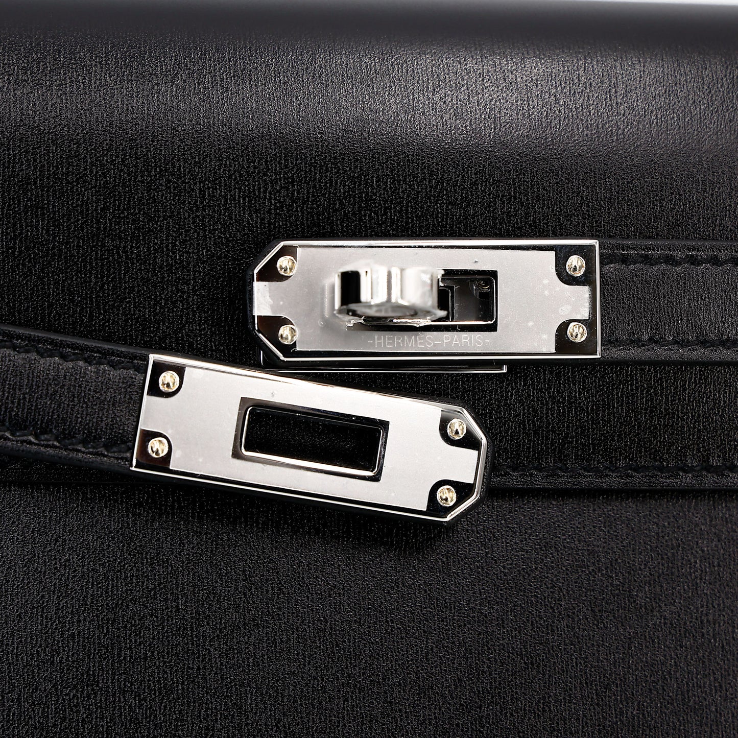HERMÈS Kelly Elan Noir (89) Box-calf Palladium hardware K (2025)