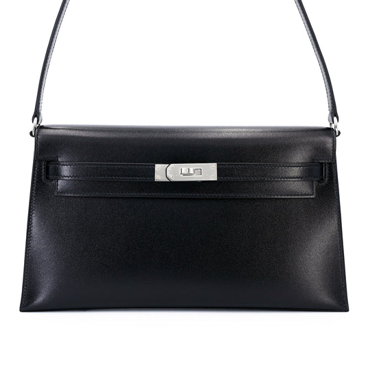 HERMÈS Kelly Elan Noir (89) Box-calf Palladium hardware K (2025)
