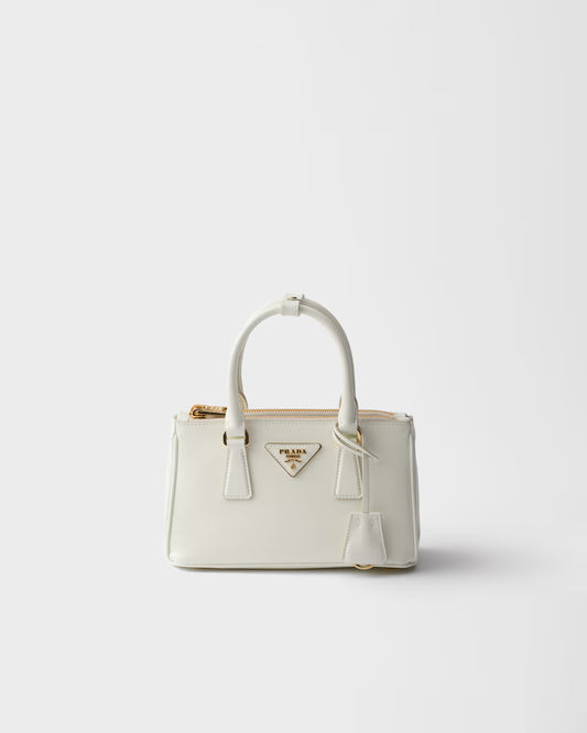Prada Galleria patent Saffiano leather mini-bag  2025
