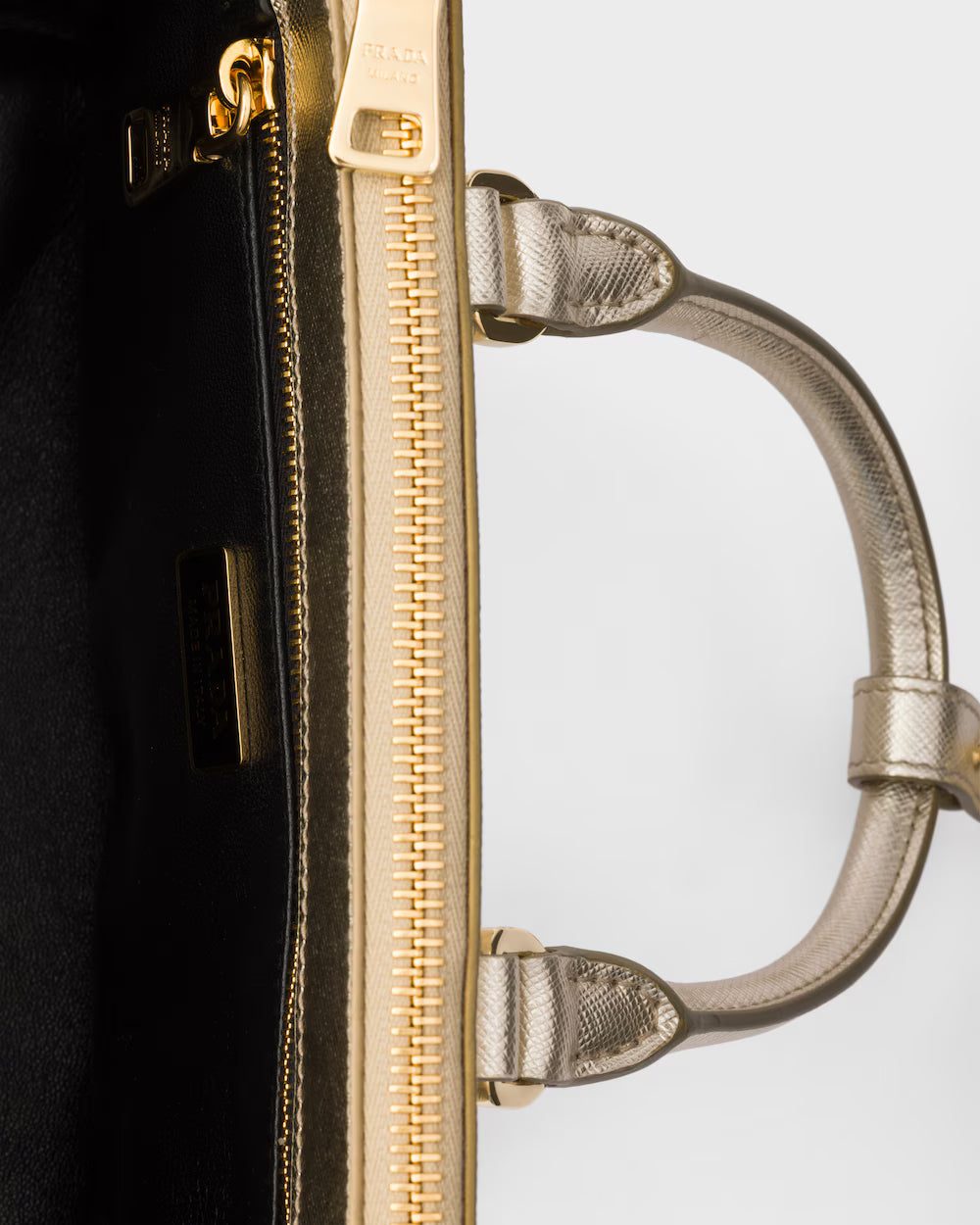 Prada Galleria patent Saffiano leather mini-bag  2025