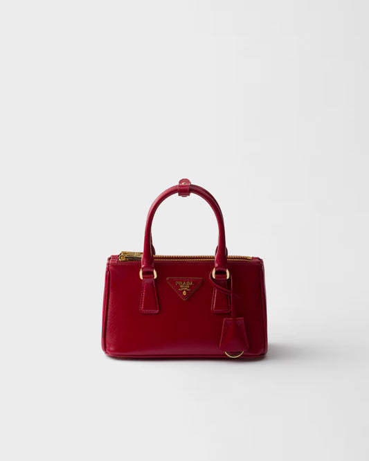 Prada Galleria patent Saffiano leather mini-bag  2025