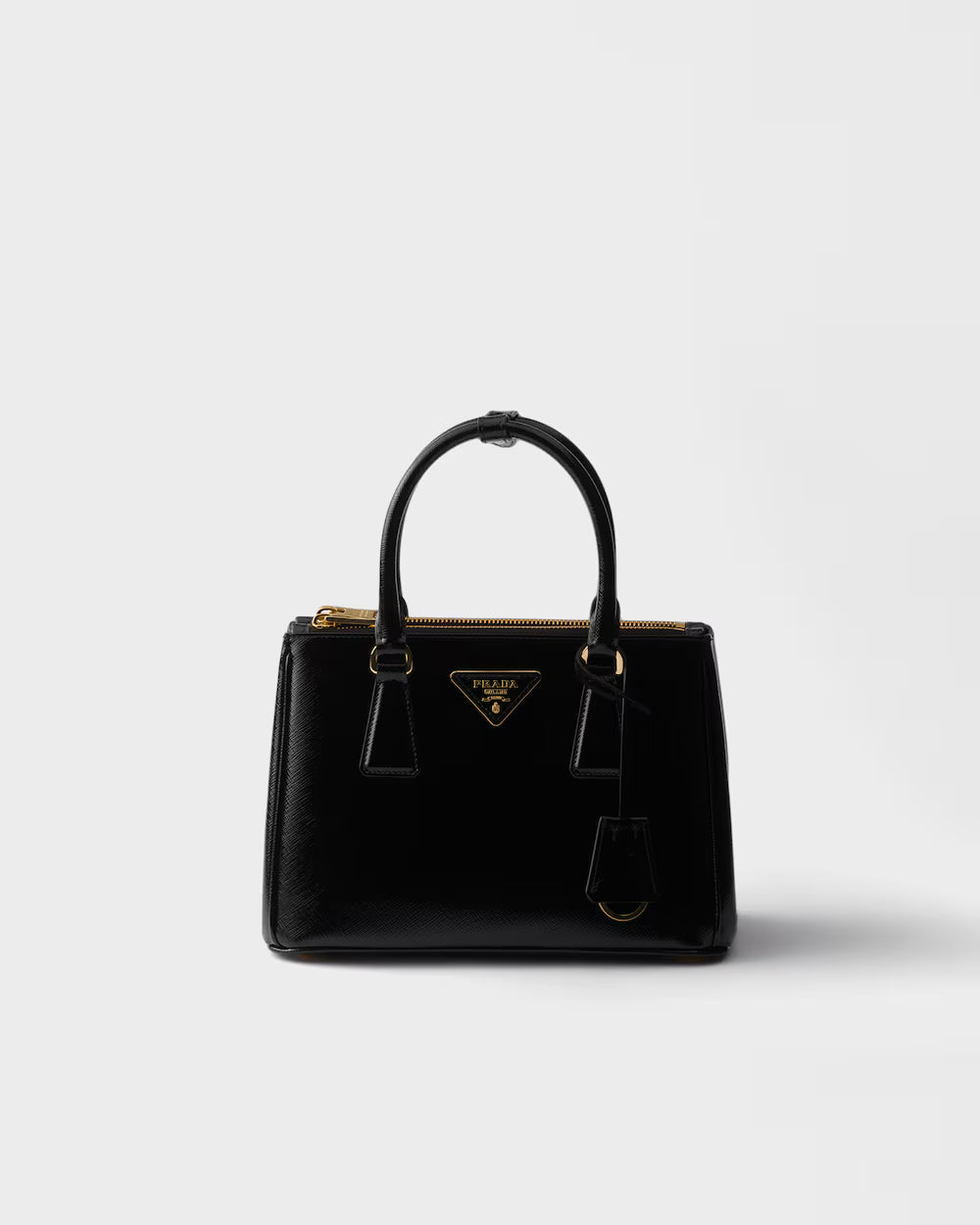 Prada Galleria small patent Saffiano leather bag 2025