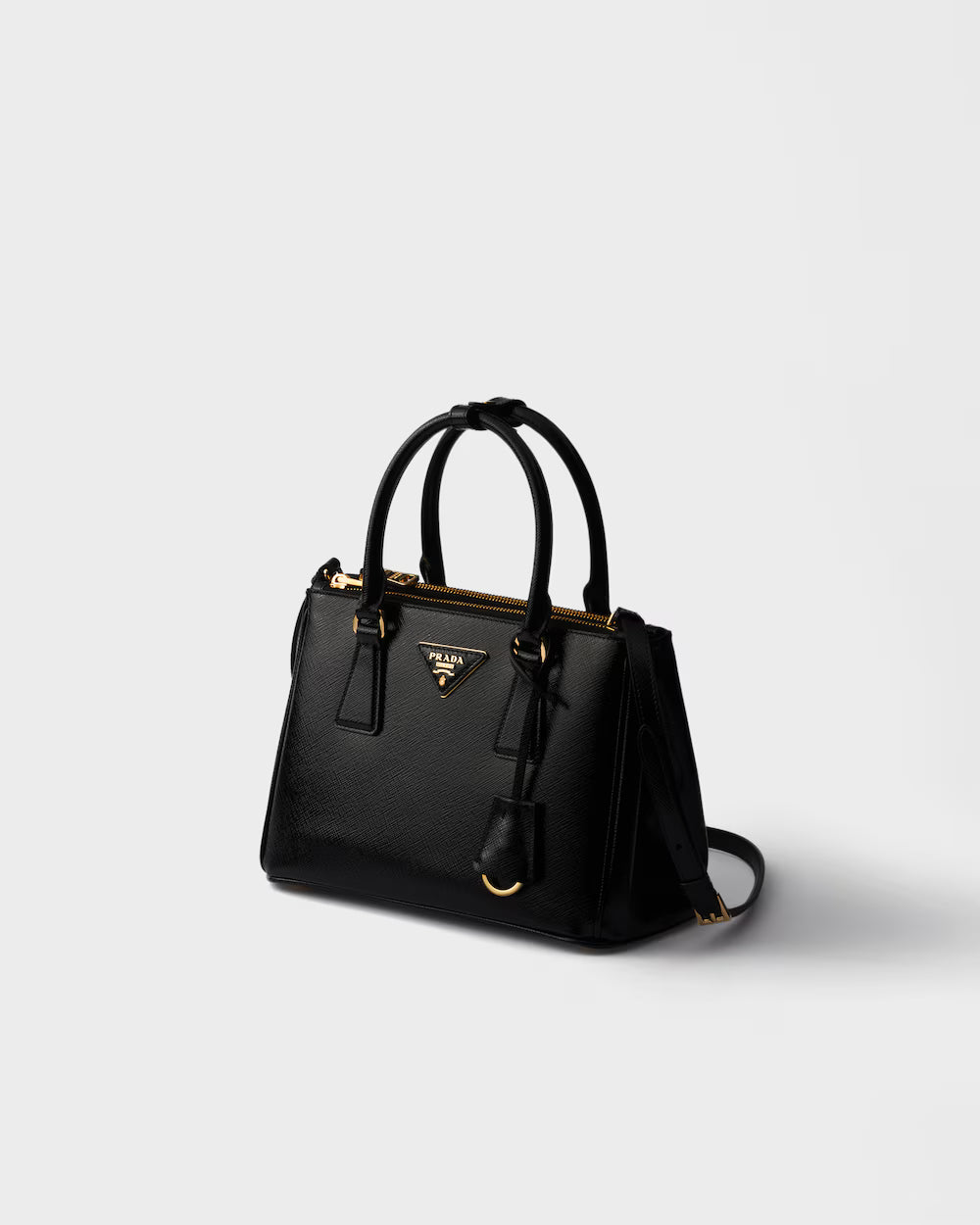 Prada Galleria small patent Saffiano leather bag 2025