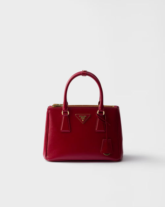 Prada Galleria small patent Saffiano leather bag 2025