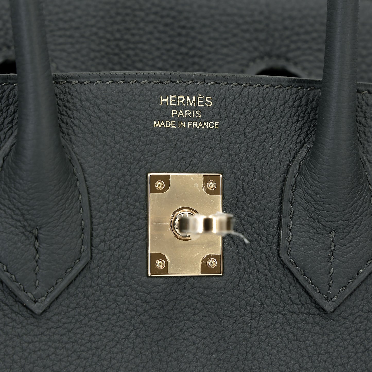 HERMÈS Birkin 25 Vert Mangrove (Q0) Togo Permabrass hardware K (2025)
