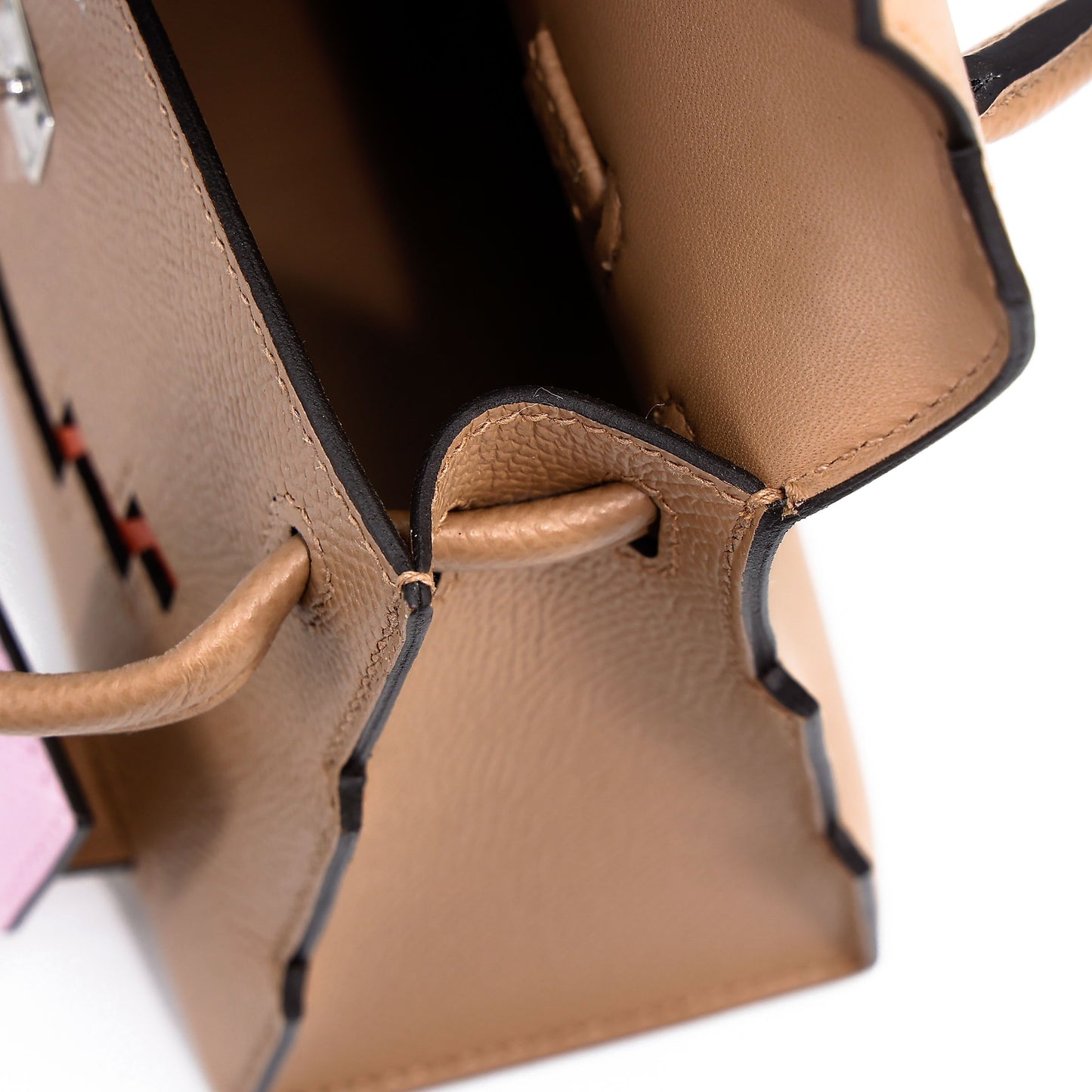 HERMÈS Limited Edition Kelly Doll Picto Chai (0M) Mauve Sylvestre (X9) Celeste (7N) Terre Battue (R1) Epsom Palladium hardware B (2023)