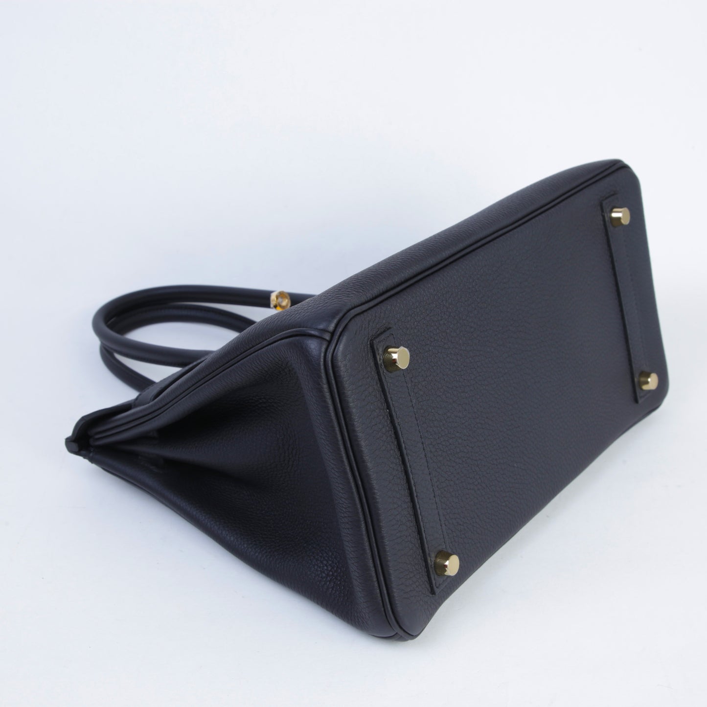 HERMÈS Birkin 30 Noir (89) Togo Gold hardware K (2025)