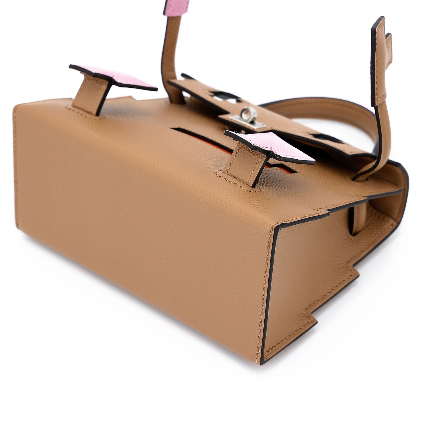 HERMÈS Limited Edition Kelly Doll Picto Chai (0M) Mauve Sylvestre (X9) Celeste (7N) Terre Battue (R1) Epsom Palladium hardware B (2023)