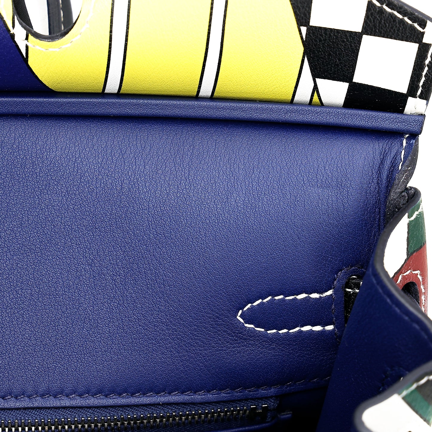 HERMÈS Limited Edition Birkin 25 One Two Three and Away We Go Multi-color Swift Palladium hardware D (2019)