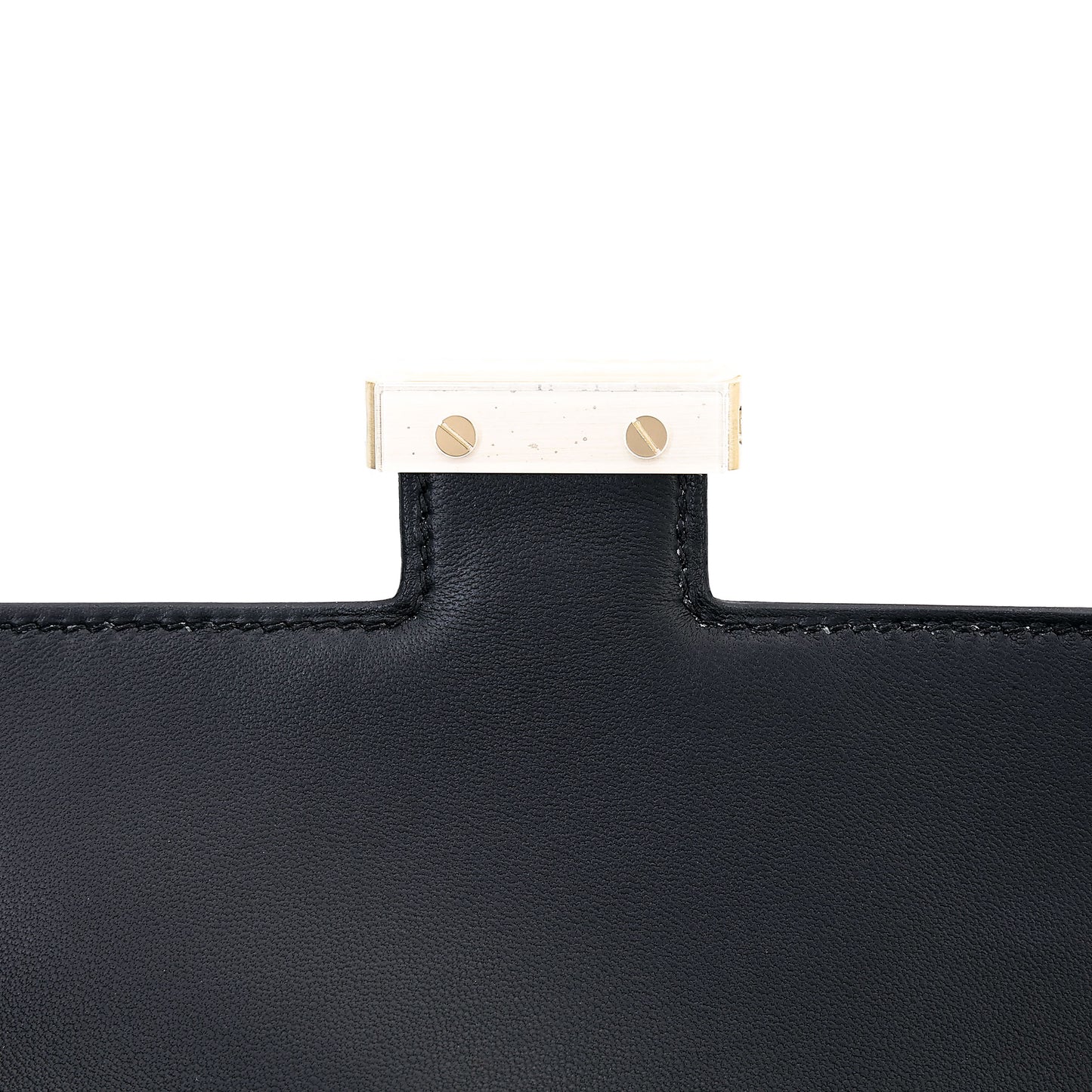 HERMÈS Constance Mini Noir (89) Epsom Brushed Gold hardware K (2025)