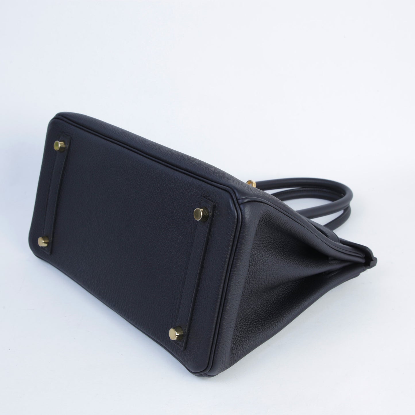 HERMÈS Birkin 30 Noir (89) Togo Gold hardware K (2025)